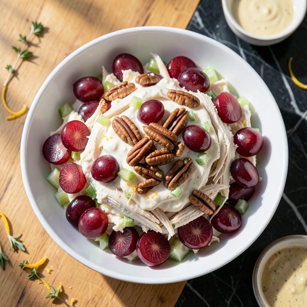 Chicken Salad Chick Grape Salad Recipe with Cream Cheese: Sweet Creamy Crunch in Every Bite