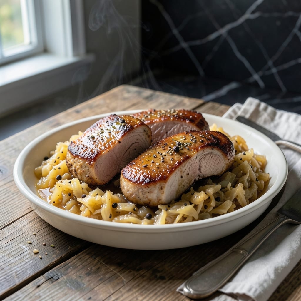 Crock Pot Recipe for Pork Chops and Sauerkraut: Hearty German-Inspired Dinner