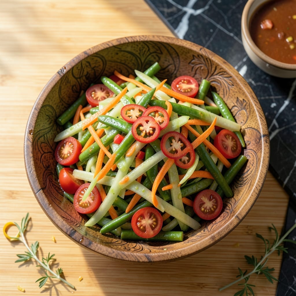 Green Papaya Salad Recipe Vegan: Thai-Inspired Spicy Crunch