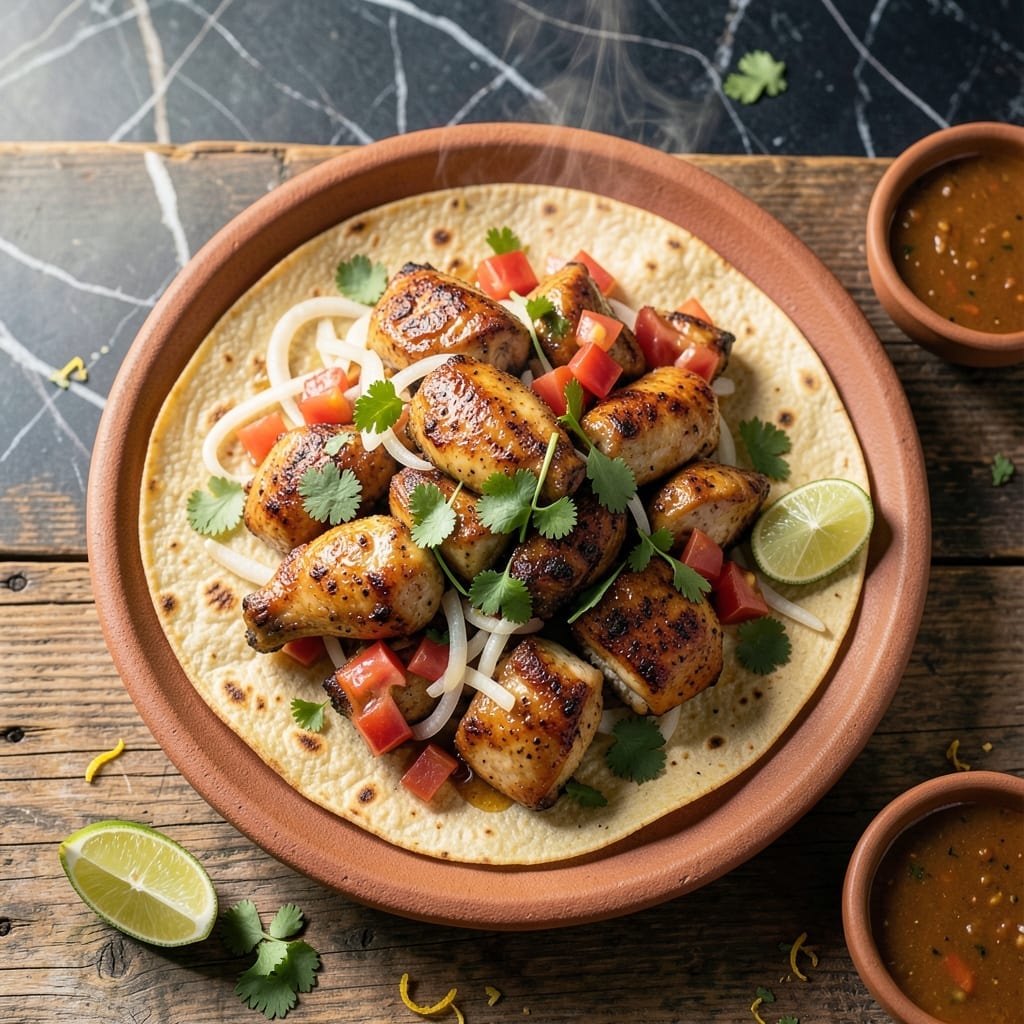 Mexican Street Taco Recipe Chicken: Authentic Charred Corn Tortilla Delight