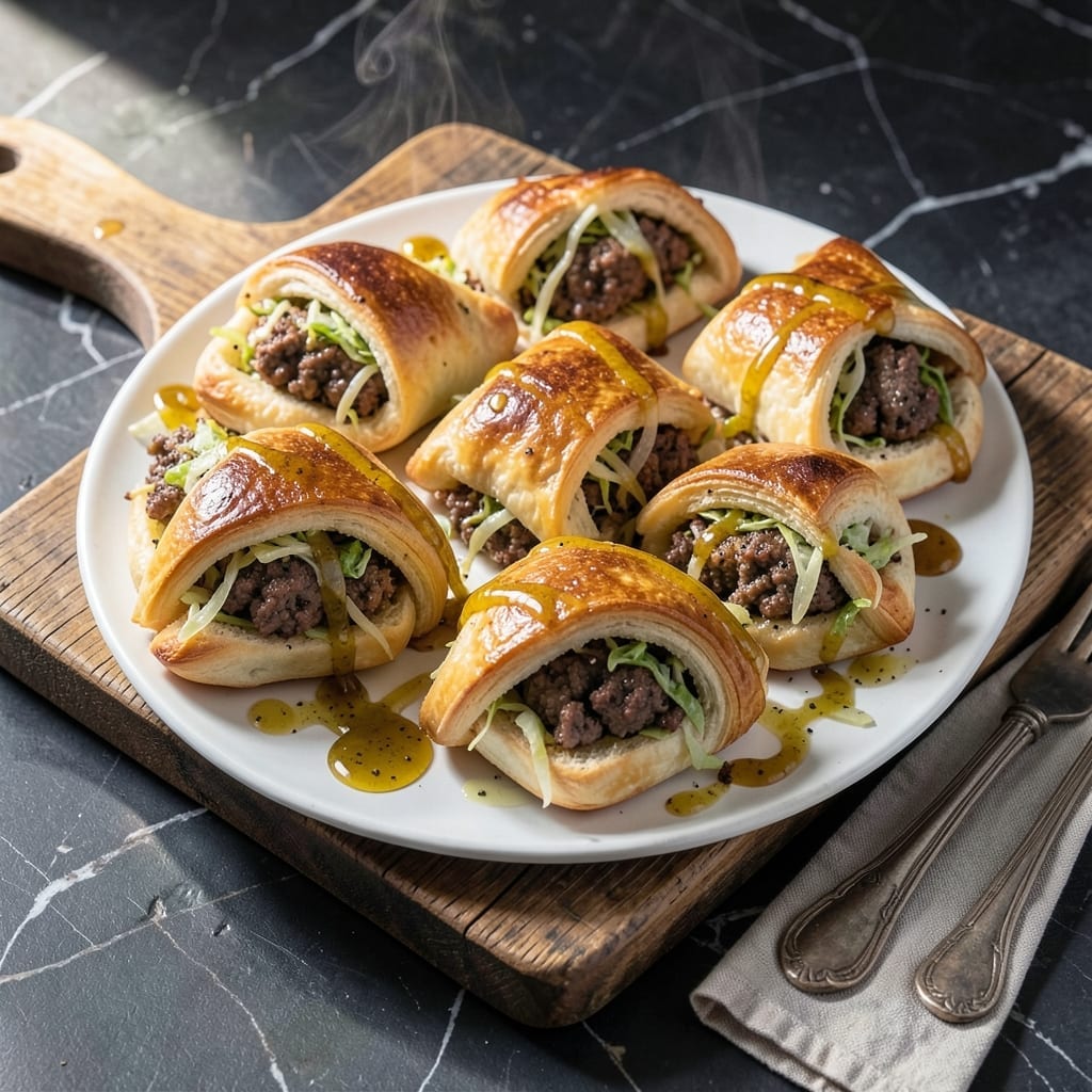Bierock Recipe Pillsbury: Flaky Pastry With Savory Meat and Cabbage Filling Bierock Recipe Pillsbury: Flaky Pastry With Savory Meat and Cabbage Filling