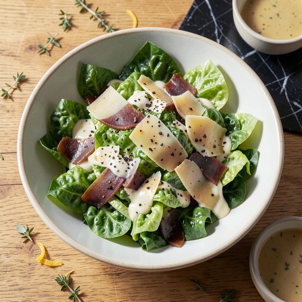 Caesar Salad Recipe NYT: Classic Creamy Dressing With Parmesan Crunch