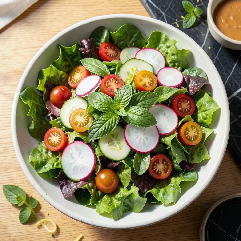 Salad Recipe Grow a Garden: Farm-Fresh Harvest in a Bowl