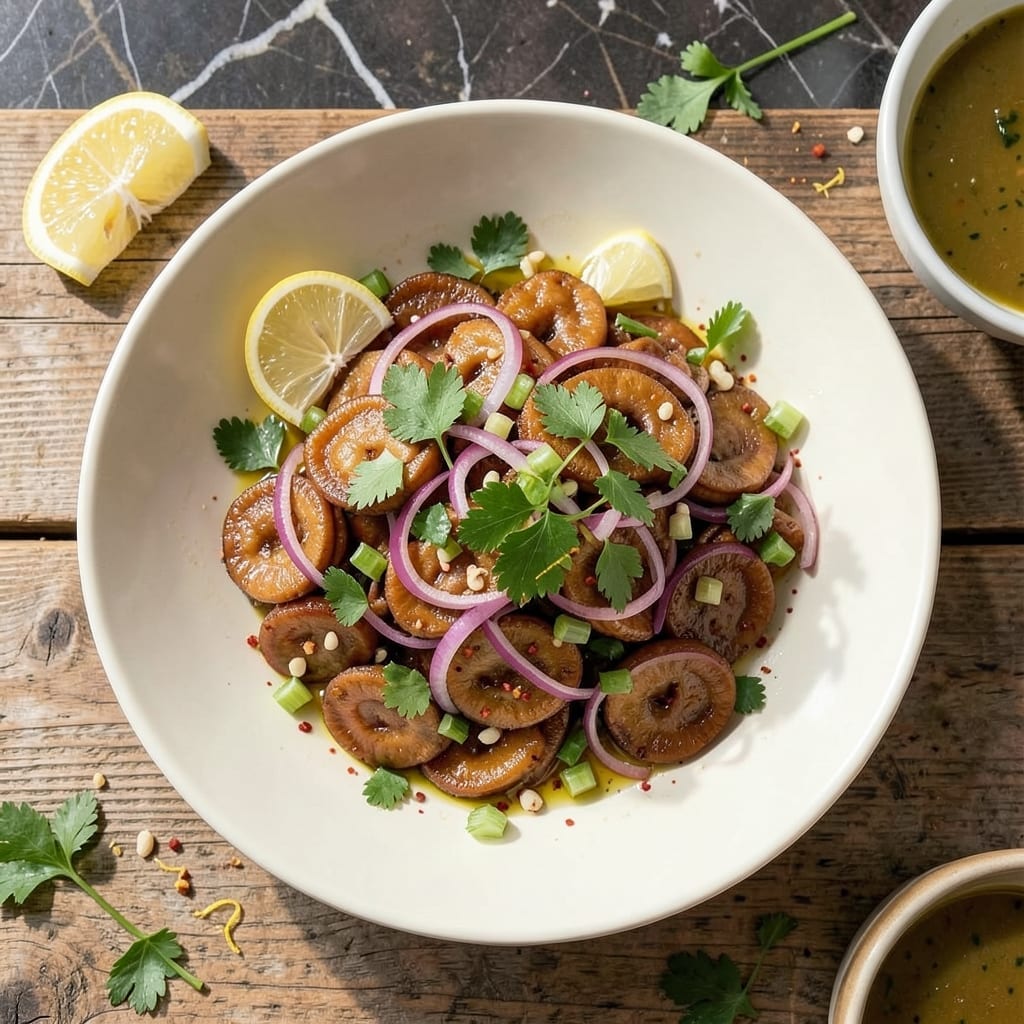 Recipe for Italian Scungilli Salad: Zesty Seafood with Lemon and Herbs
