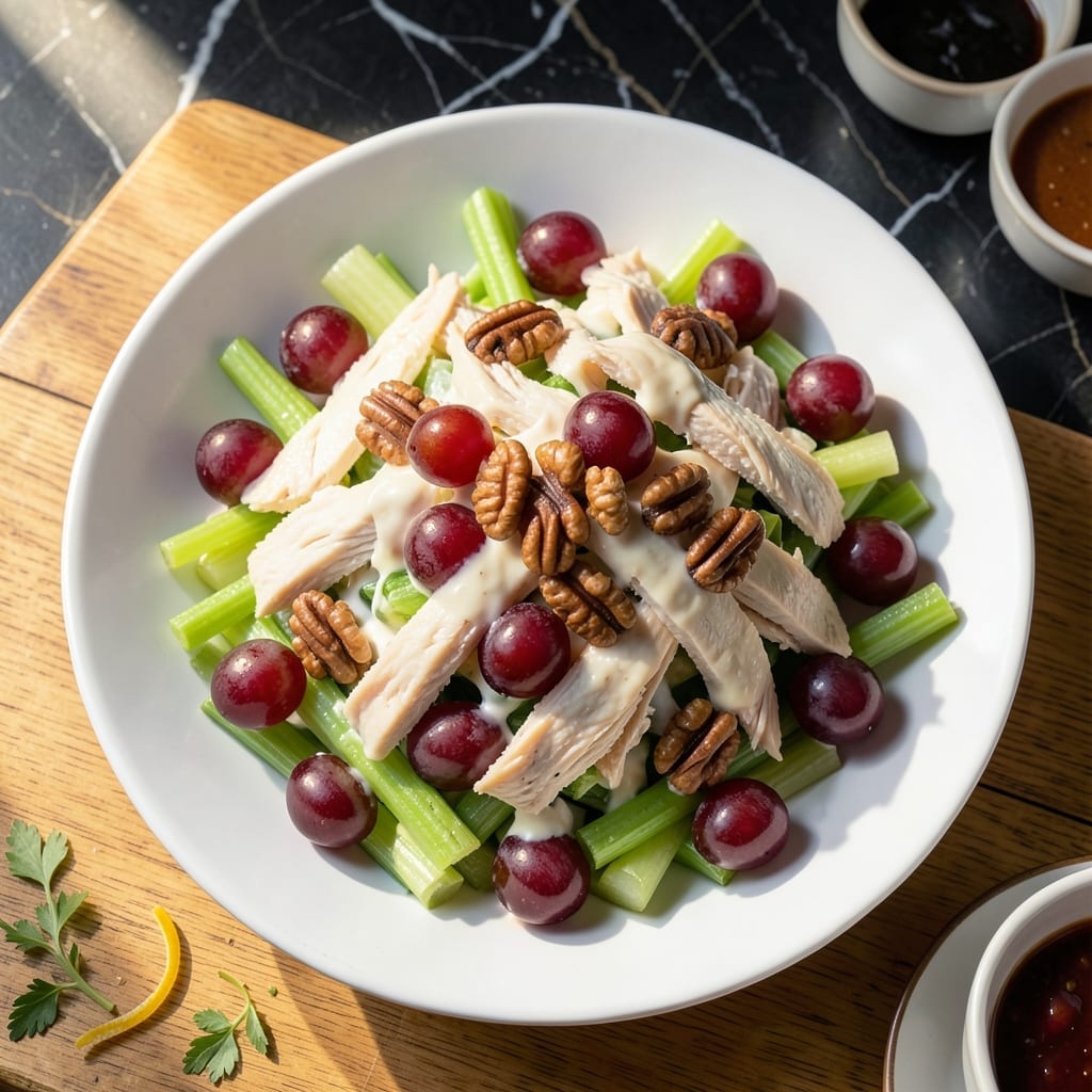 Chicken Salad Recipe With Grapes, Walnuts, Celery: Sweet Crunch Meets Creamy Delight