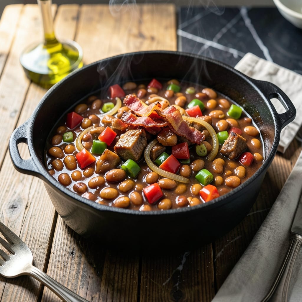 Baked Beans Recipe Using Canned Pork and Beans: Sweet Molasses Depth in One Pot