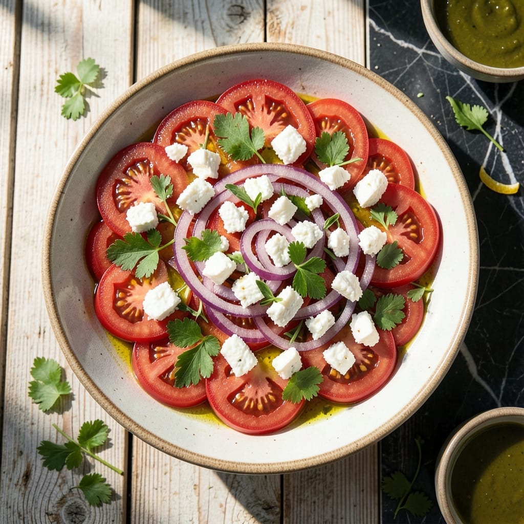Recipe for Tomato Salad With Feta Cheese: Greek Garden Vibrancy in a Bowl Recipe for Tomato Salad With Feta Cheese: Greek Garden Vibrancy in a Bowl