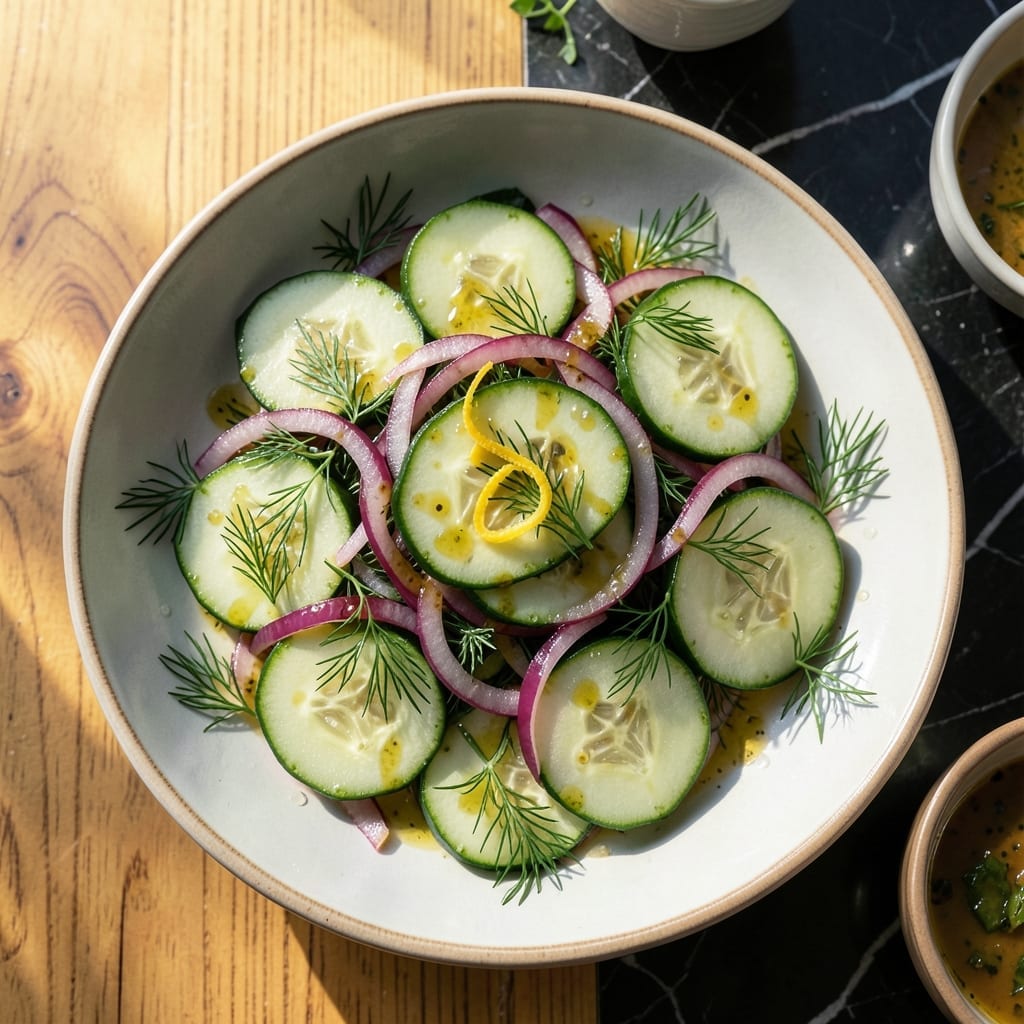 Cucumber Salad Recipe Ideas: Refreshing Crunch With Herb-Infused Dressing
