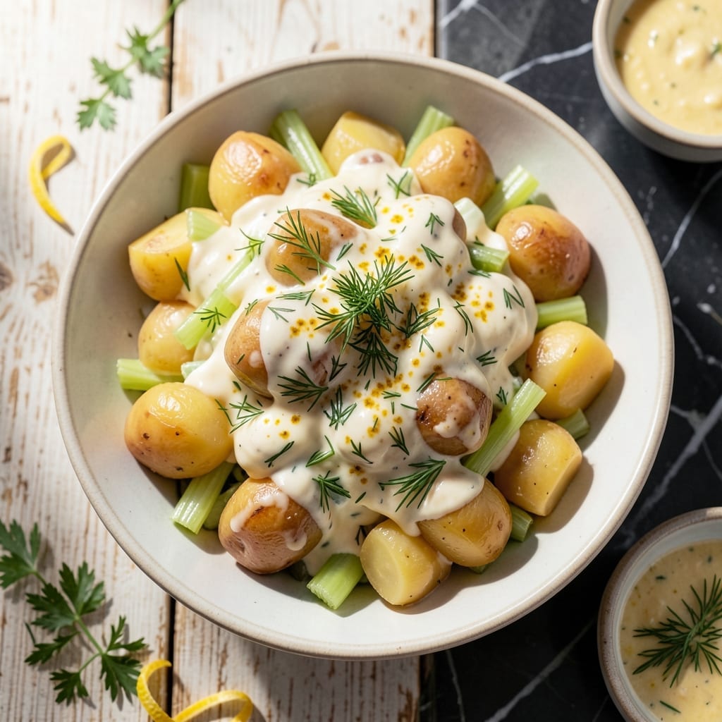 Potato Salad Recipe Without Onions: Creamy and Tangy With Fresh Dill Potato Salad Recipe Without Onions: Creamy and Tangy With Fresh Dill