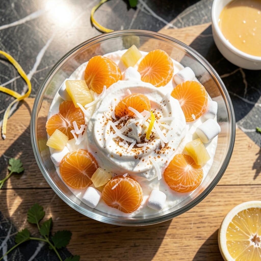 Mandarin Orange Salad Recipe With Cool Whip: Fluffy Citrus Dream for Potlucks