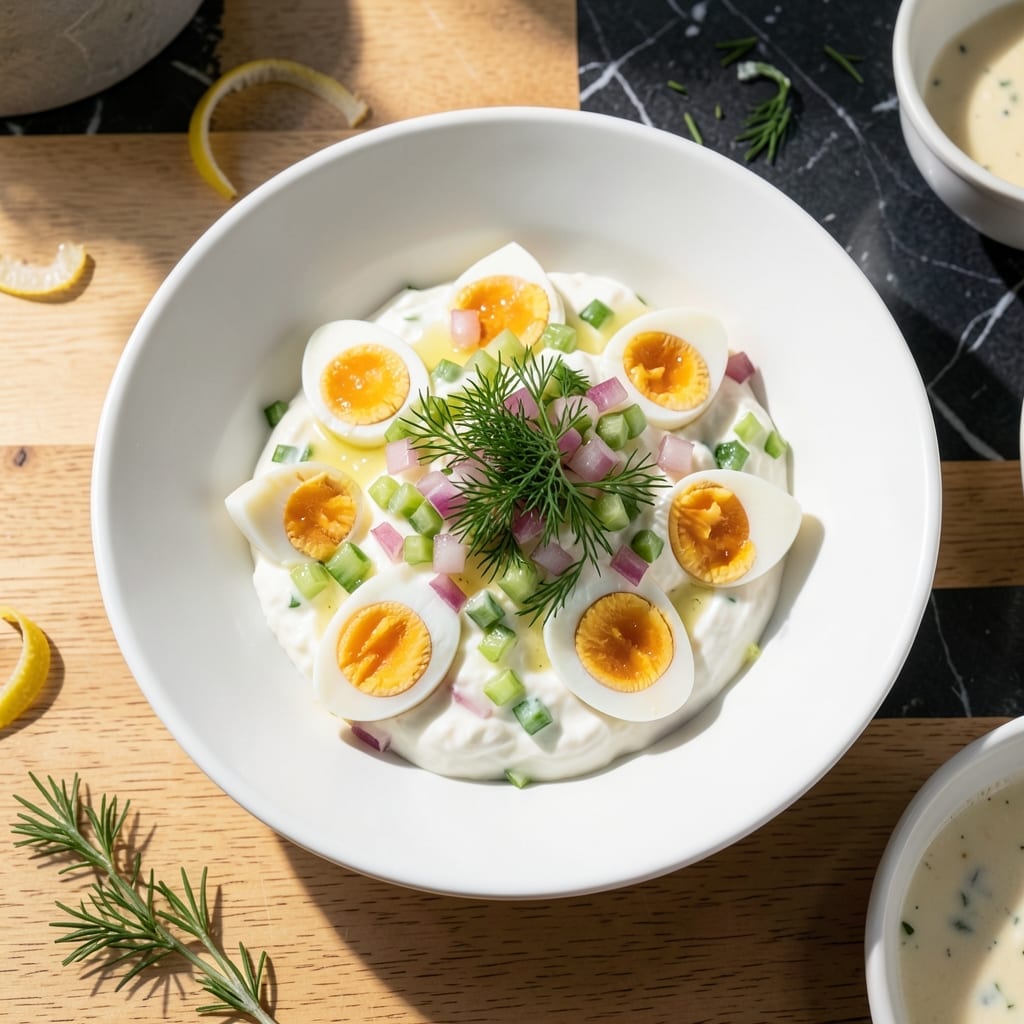 Egg Salad Recipe Without Mustard: Creamy Dill and Greek Yogurt Twist Egg Salad Recipe Without Mustard: Creamy Dill and Greek Yogurt Twist