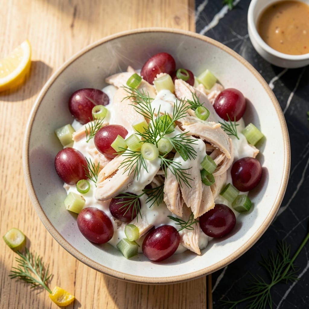 Low Calorie Chicken Salad Recipe With Grapes: Light and Refreshing Protein Boost