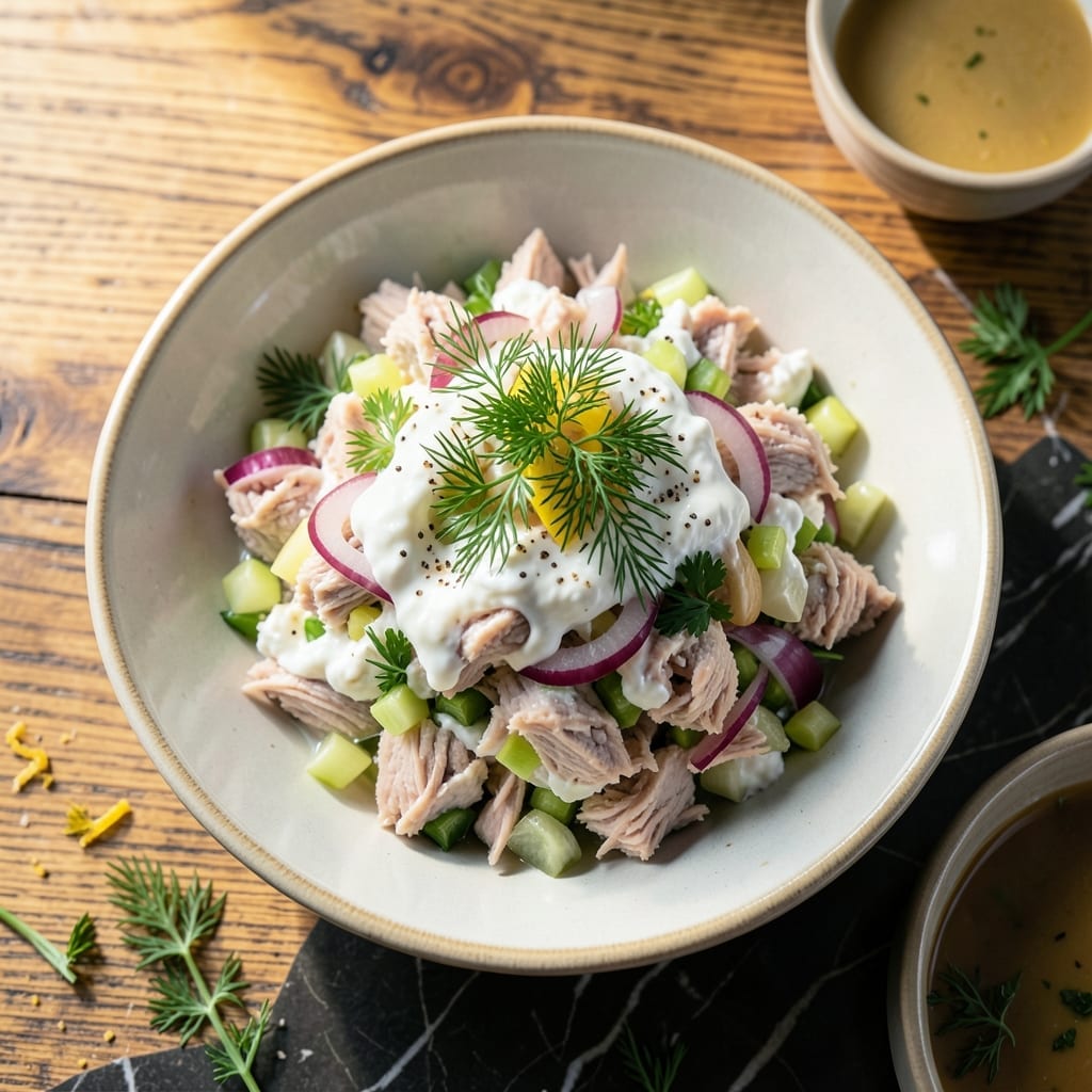 Healthy Tuna Salad Recipe No Mayonnaise: Greek Yogurt Twist for Light Bites