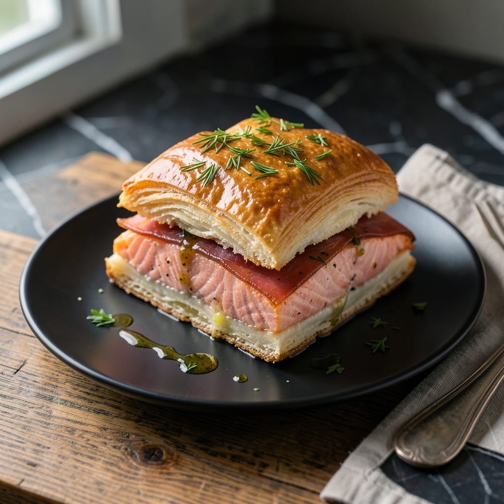 Gordon Ramsay Salmon Wellington Recipe: Flaky Pastry With Herb-Crusted Elegance