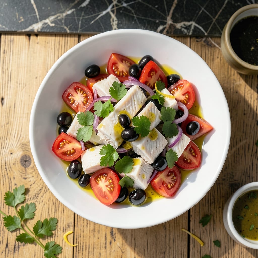 Baccala Salad Recipe Food: Salted Cod and Mediterranean Freshness