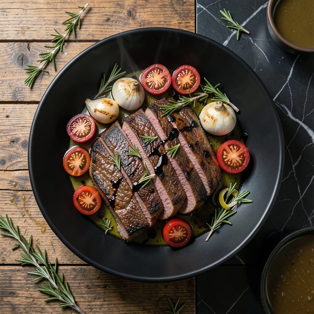 Flank Steak Recipe Oven Roasted: Tender Slices With Bold Garlic Herb Crust