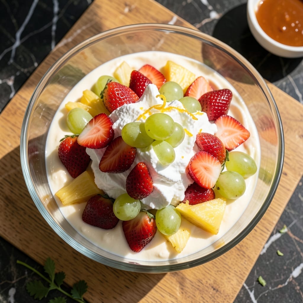 Fruit Salad Recipe With Vanilla Pudding and Cool Whip: Light and Dreamy Dessert