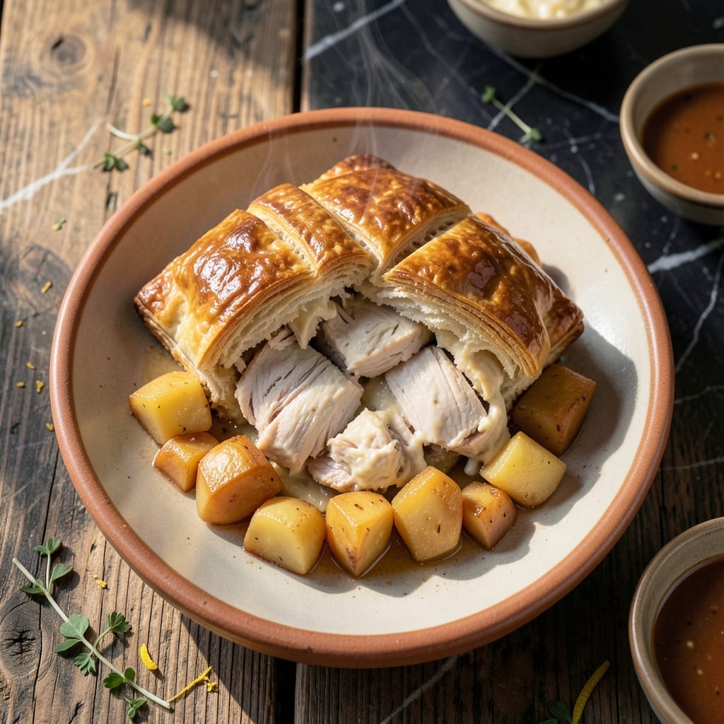 Cornish Pasty Recipe Chicken: Traditional British Handheld Meal Cornish Pasty Recipe Chicken: Traditional British Handheld Meal