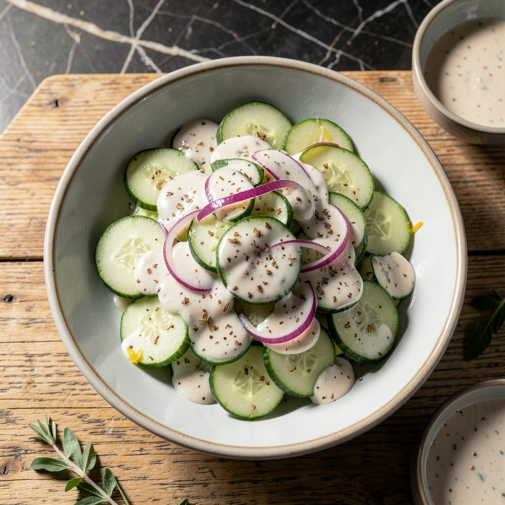 Cucumber Salad Recipe With Ranch Seasoning: Cool and Creamy Crunch