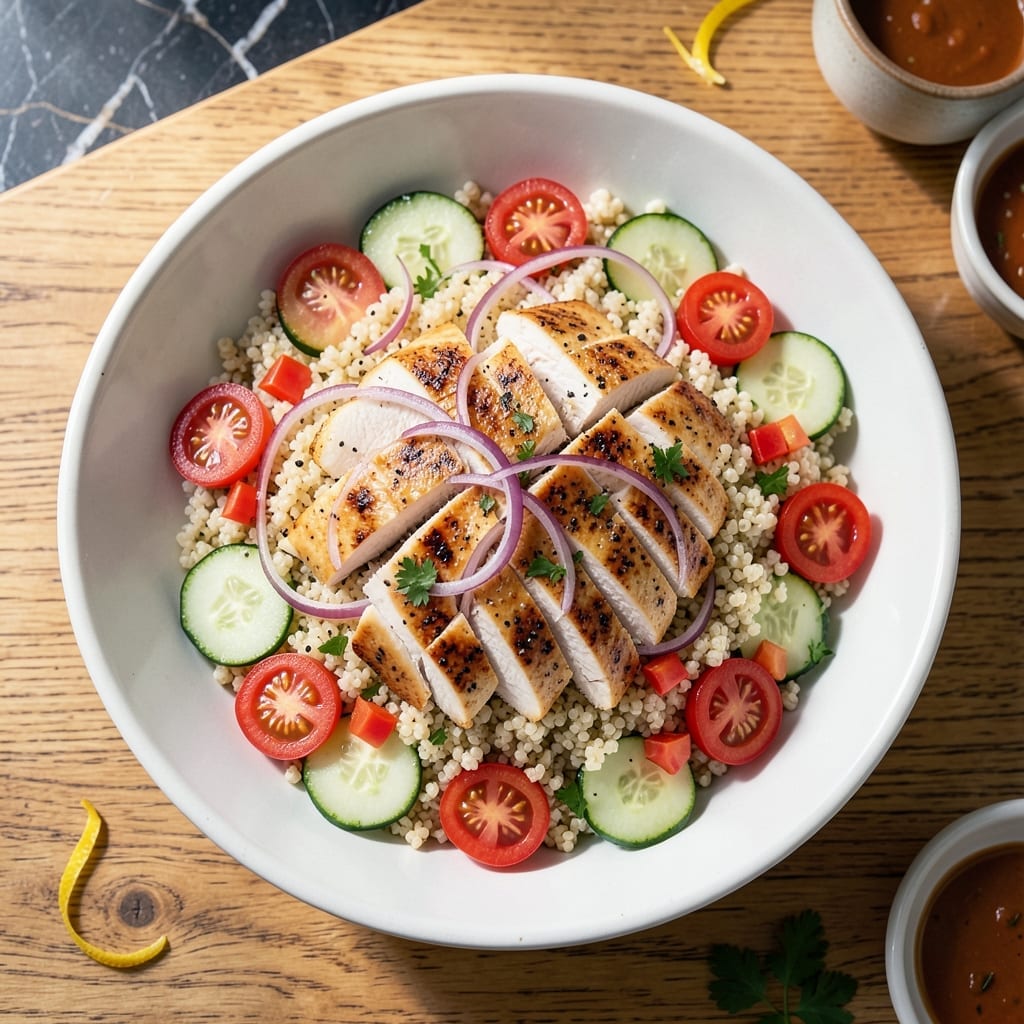 Recipe Quinoa Chicken Salad: Protein-Packed Lunch with Nutty Crunch