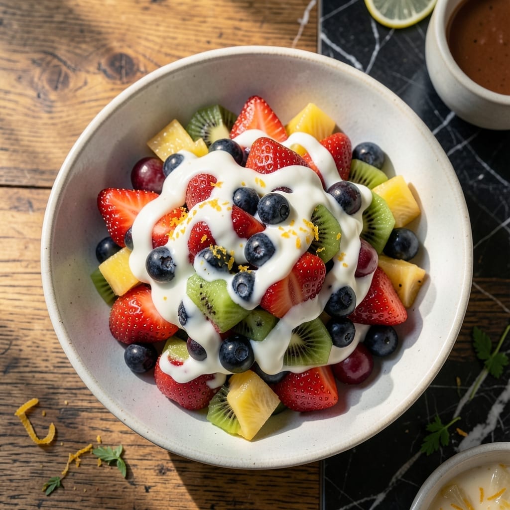 Fruit Salad Recipe Cream: Light and Luscious Whipped Topping Fruit Salad Recipe Cream: Light and Luscious Whipped Topping