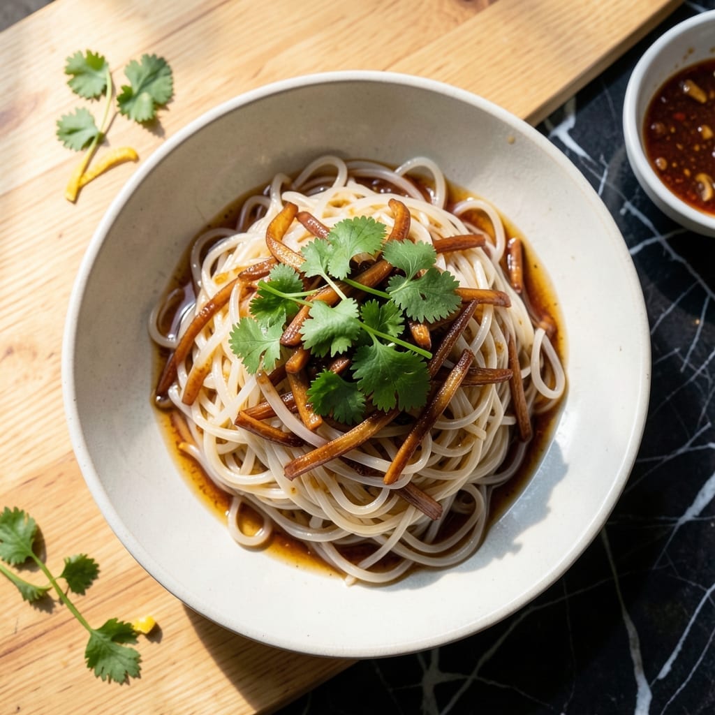 Recipe For Thai Glass Noodle Salad: Refreshing Lime and Herb Crunch
