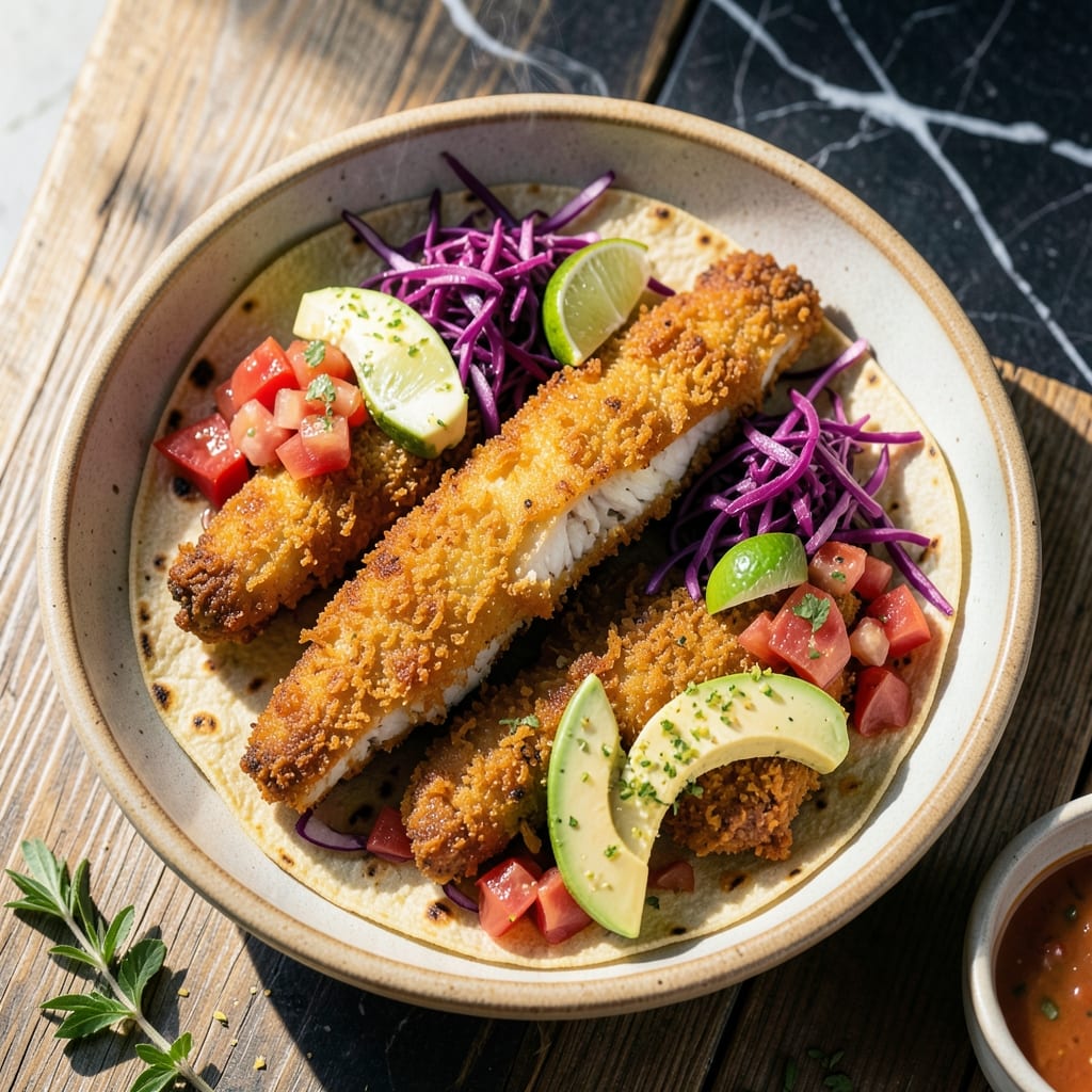 Fried Fish Taco Recipe No Beer: Crispy Bites With Zesty Lime Slaw Fried Fish Taco Recipe No Beer: Crispy Bites With Zesty Lime Slaw