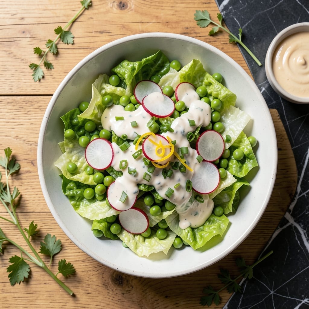 Pea Salad Recipe With Lettuce: Crisp Garden Freshness in Every Bite