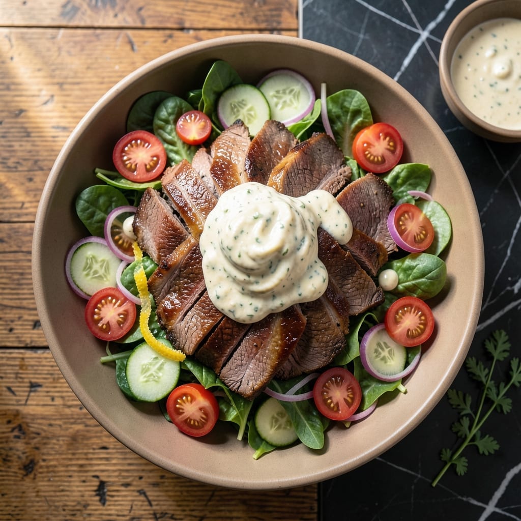 Roast Beef Salad Recipe Horseradish: Bold Kick With Crisp Garden Freshness