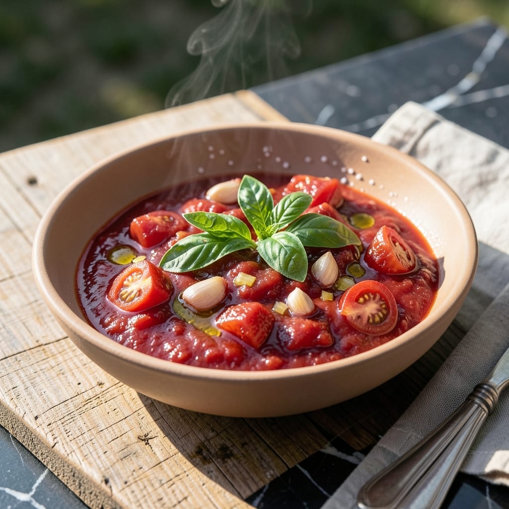 Tomato Sauce Recipe From Tomatoes: Fresh and Rustic Homemade Goodness