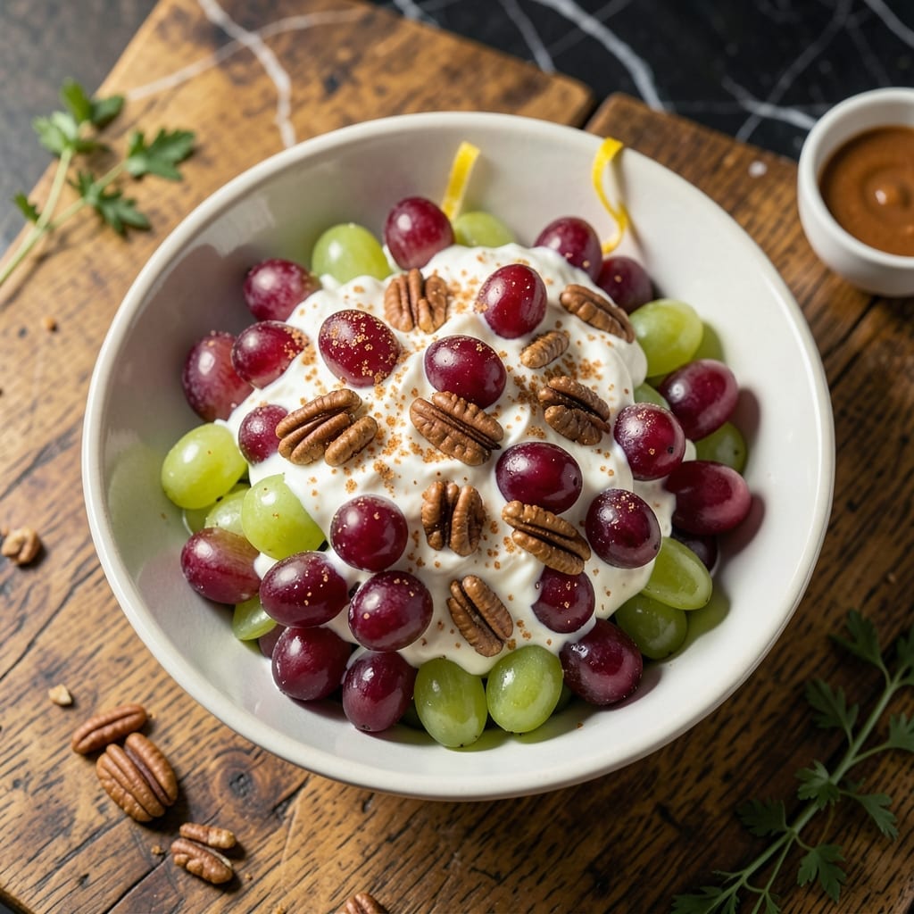 Grape Salad Recipe With Brown Sugar: Sweet Creamy Crunch for Potlucks