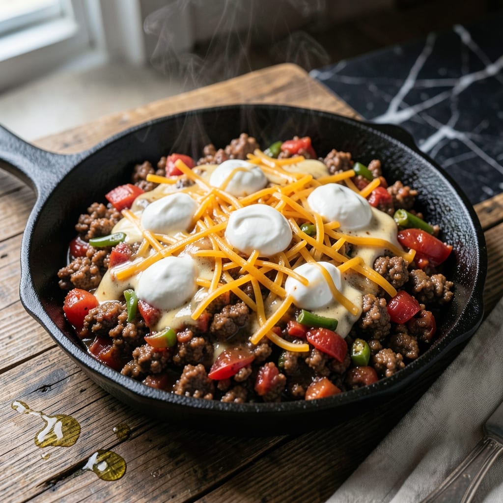 Mexican Trash Recipe With Ground Beef: Cheesy One-Skillet Weeknight Fix