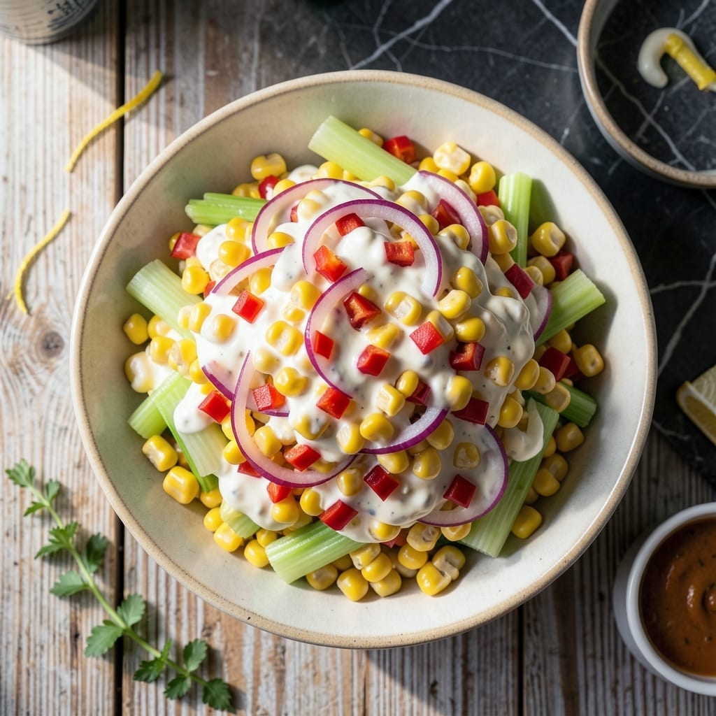 Corn Salad Recipe Using Canned Corn: Quick Creamy Crunch with Fresh Herbs