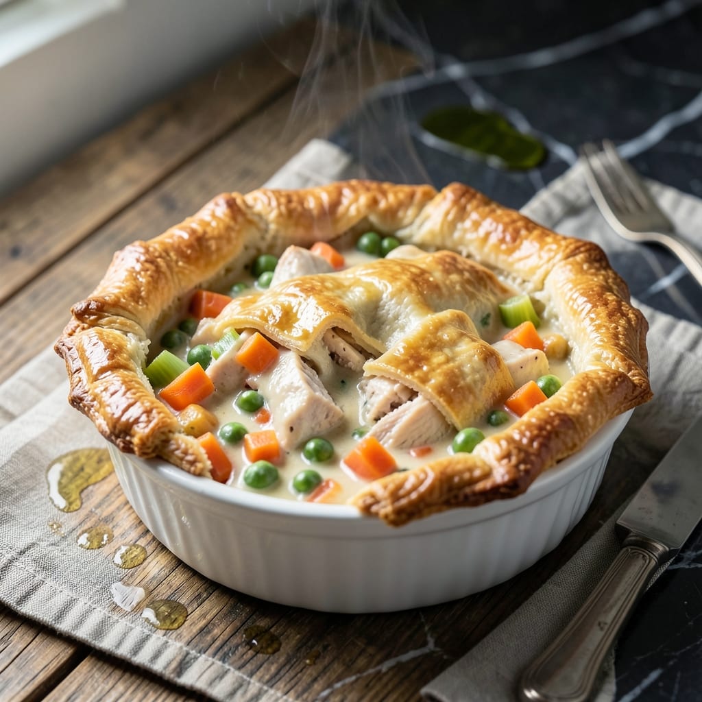 Individual Chicken Pot Pie Recipe With Pie Crust: Personal Savory Hand Pies