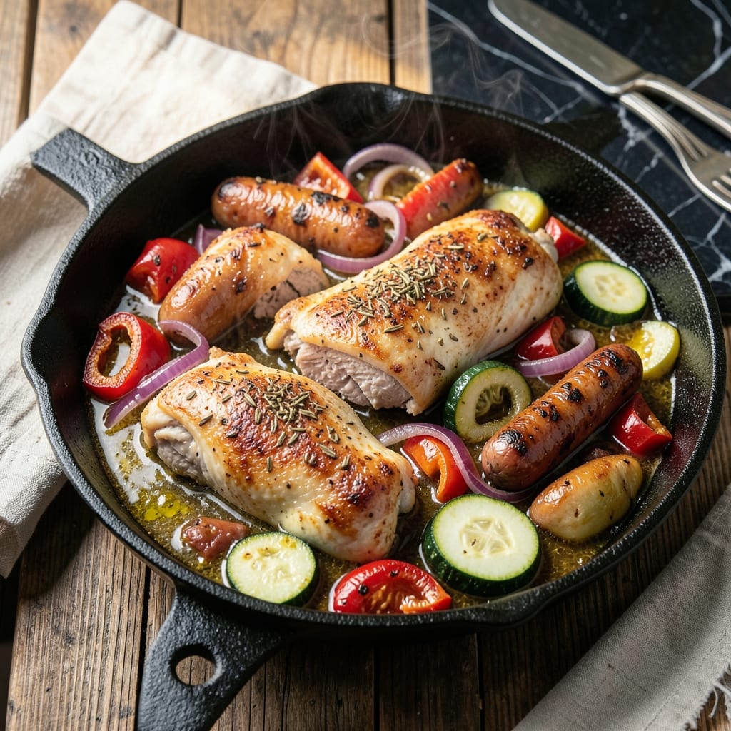 Italian Bake Recipe With Chicken and Sausage: One-Pan Rustic Comfort