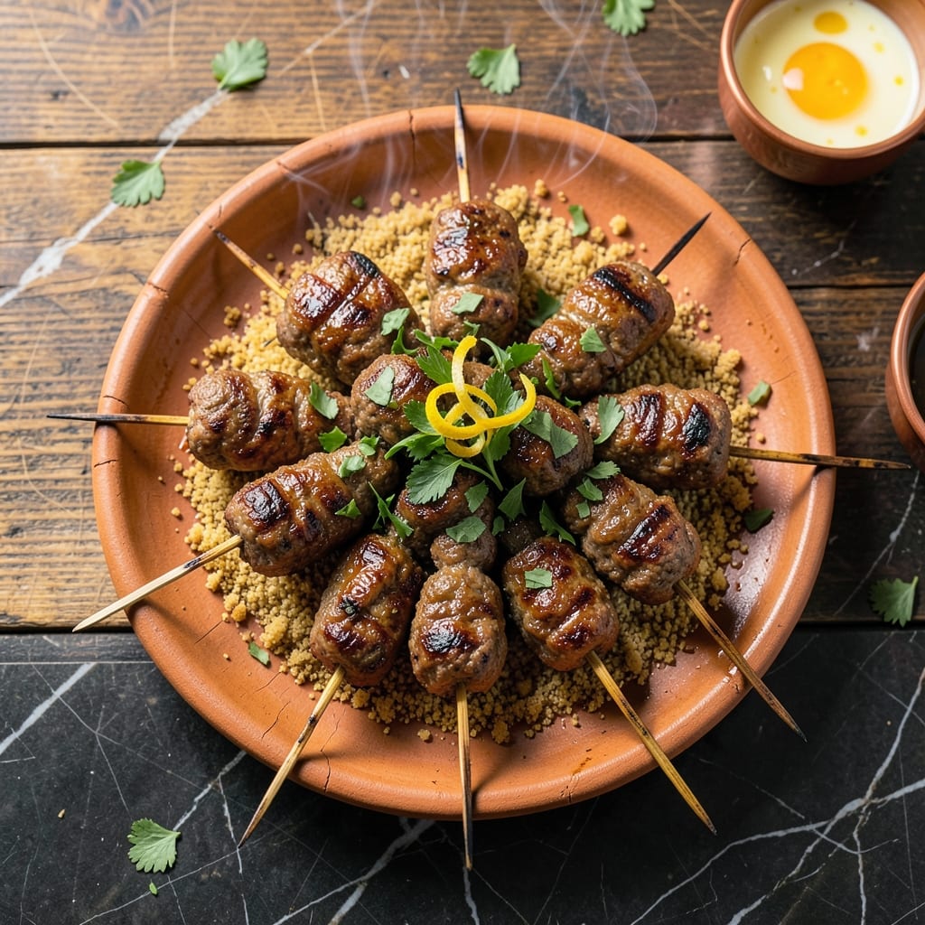 Ground Beef Kabob Recipe Mediterranean: Skewered Spice-Infused Bites
