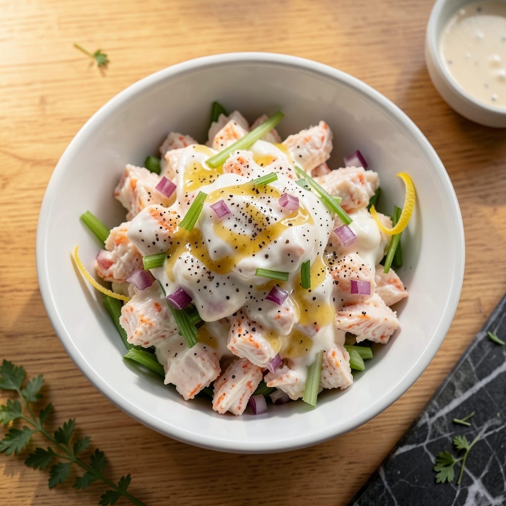 Crab Salad Recipe With Real Crab Meat: Luxe Ocean Flavors in Every Forkful