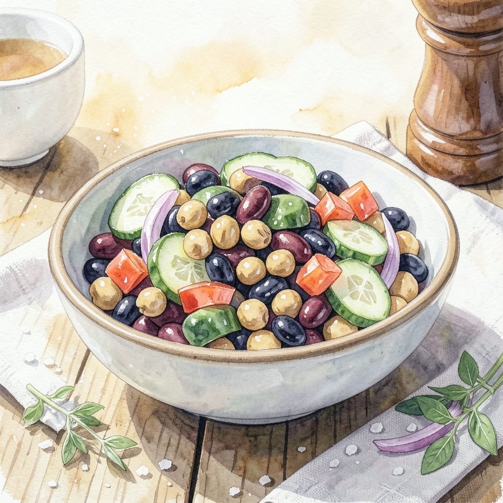 Recipe For Cold Mixed Bean Salad: Zesty Herb-Infused Freshness