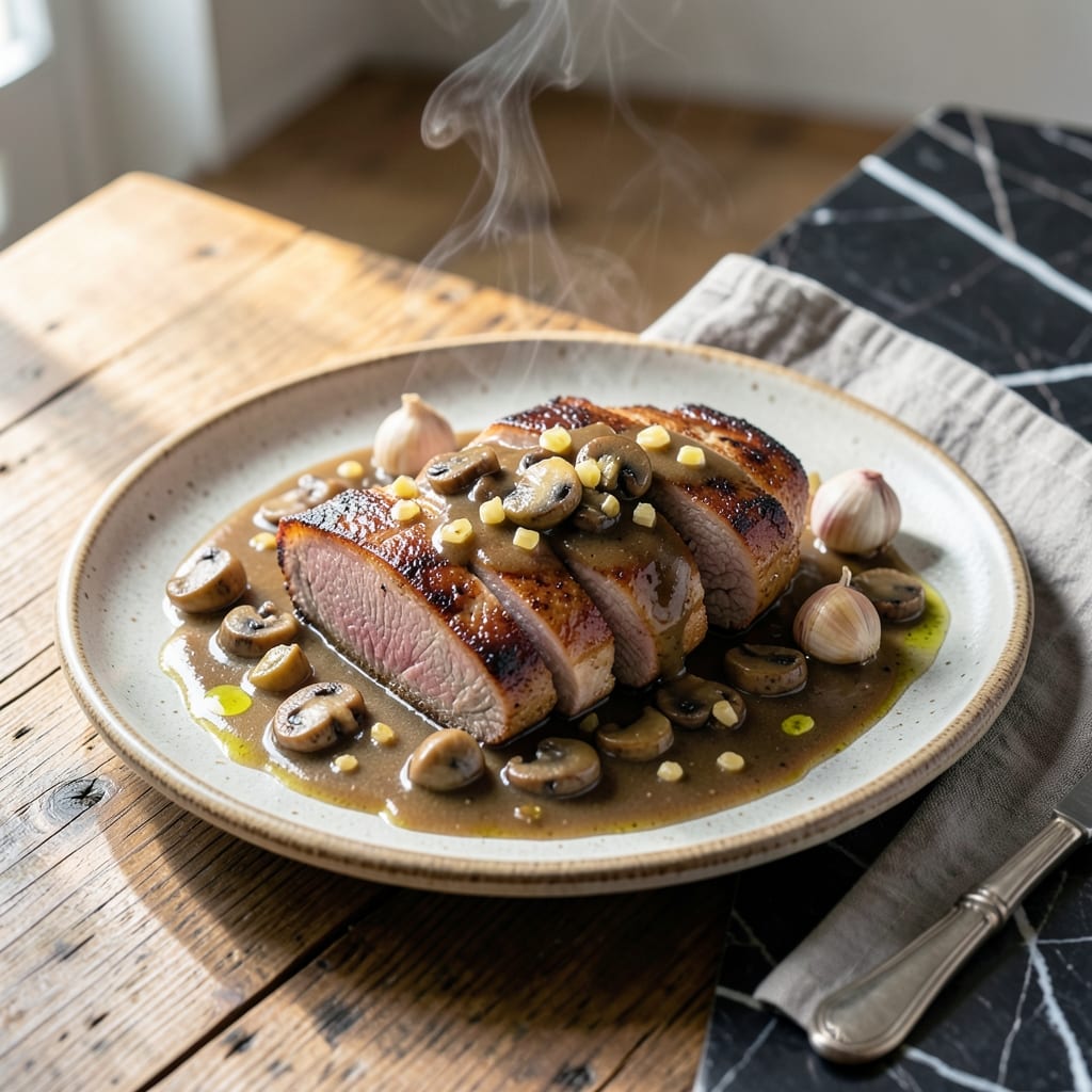 Mushroom Gravy Recipe for Pork: Rich Umami Sauce for Roasts