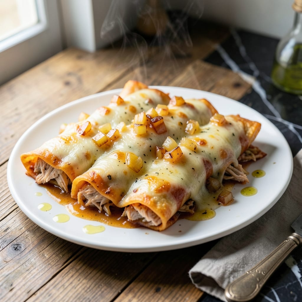 Natasha's Kitchen Chicken Enchiladas Recipe: Cheesy Layers with Homemade Sauce