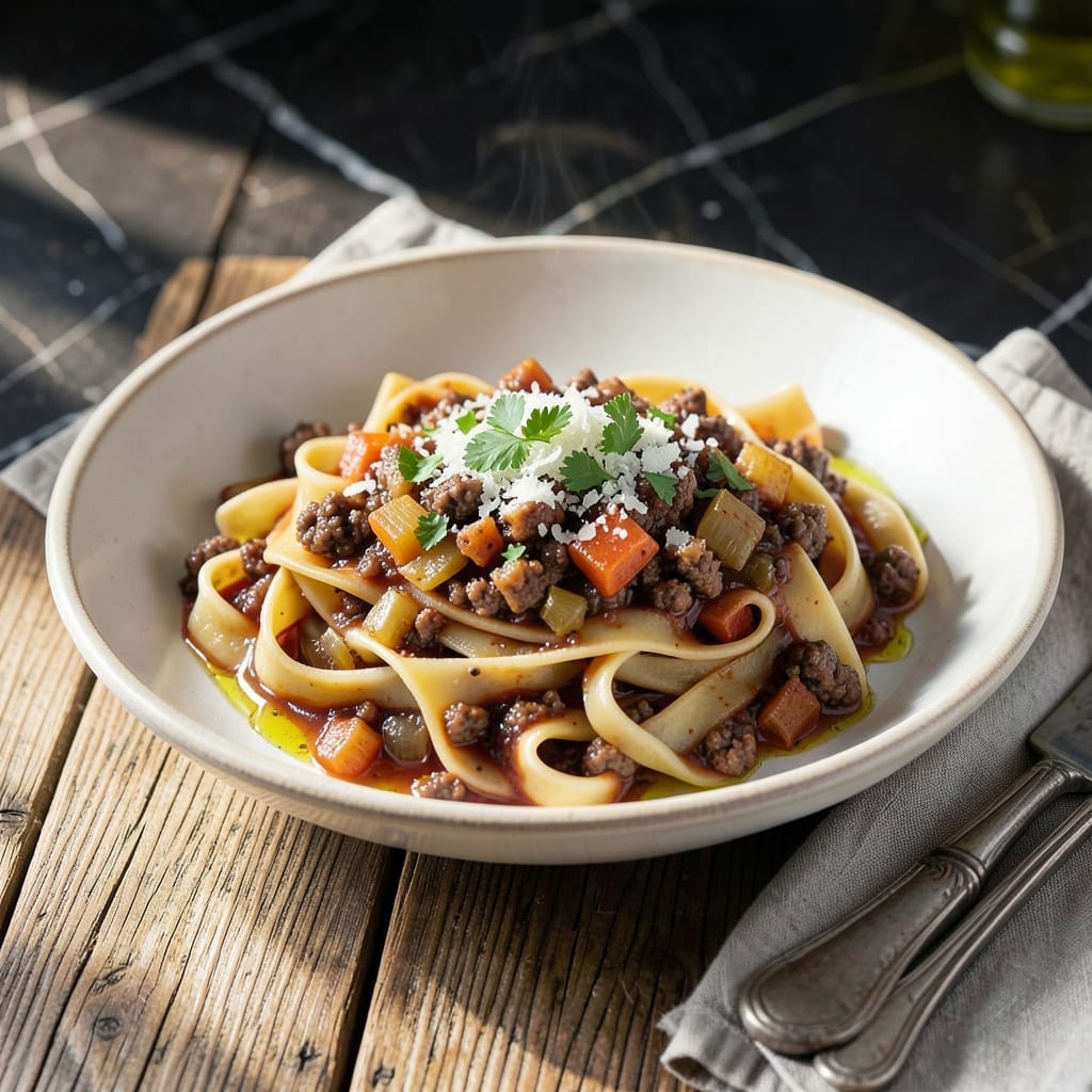 Pasta Recipe With Meat: Hearty Bolognese Sauce for Family Dinners