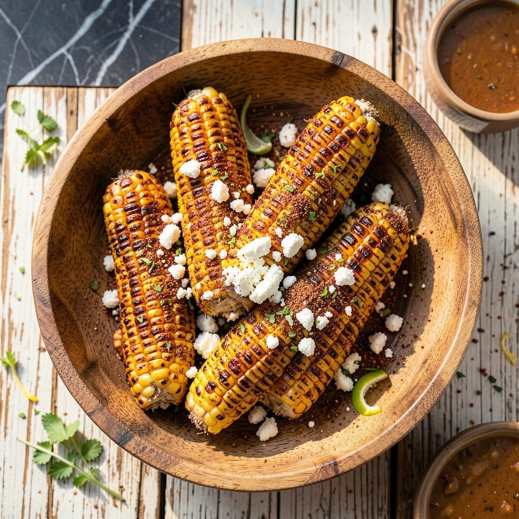 Mexican Street Corn Recipe No Mayo: Smoky Lime and Chile Zing