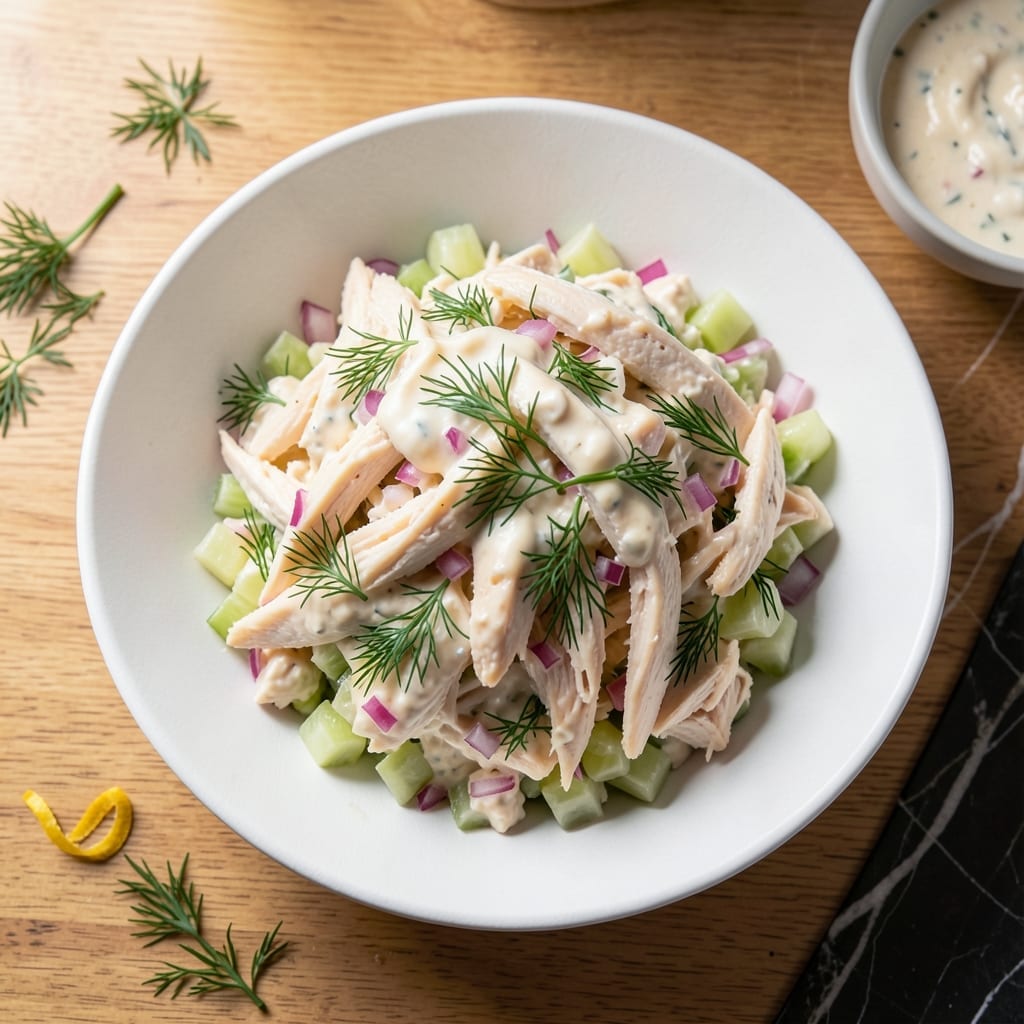 Chicken Salad Recipe Chicken Breast: Bright Herbs and Crunchy Texture