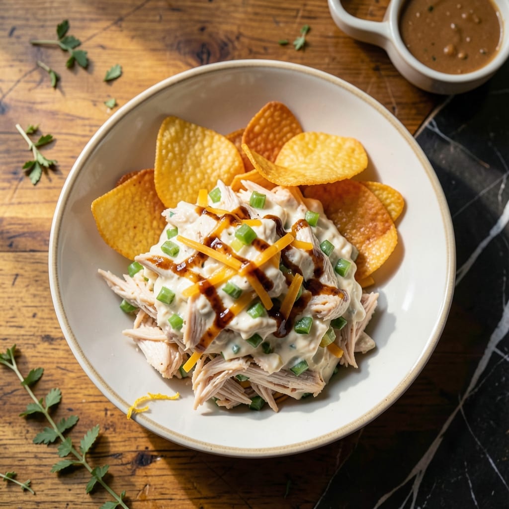 Hot Chicken Salad Recipe With Potato Chips: Crunchy Topped Comfort in a Bowl Hot Chicken Salad Recipe With Potato Chips: Crunchy Topped Comfort in a Bowl