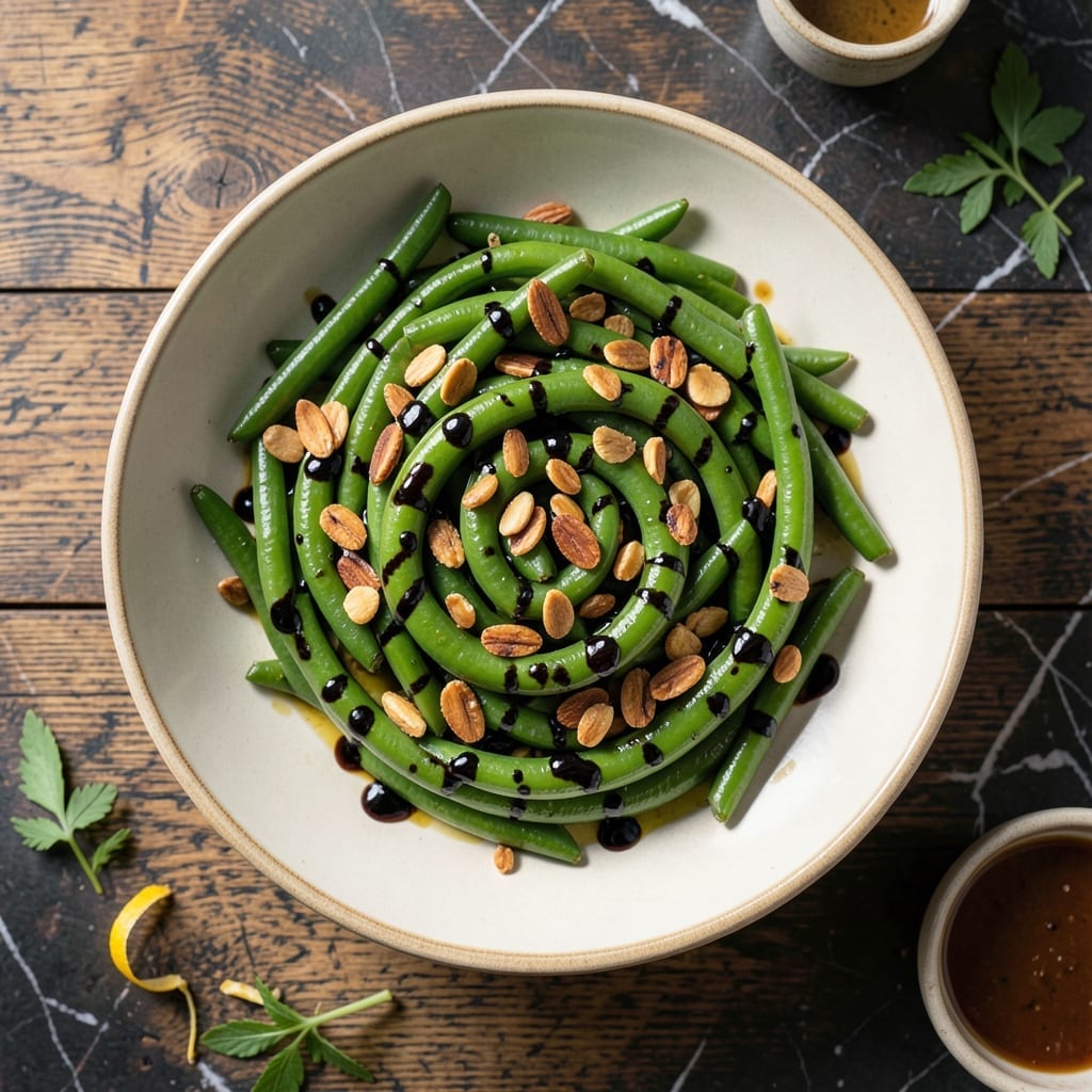 Green Bean Salad Recipe Balsamic Vinegar: Zesty Garden Freshness With Toasted Almonds