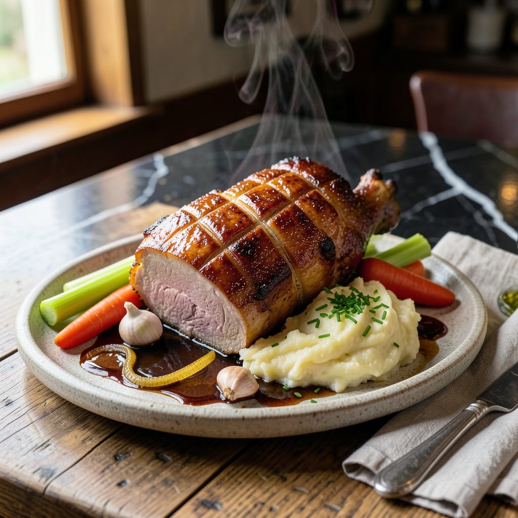 German Pork Knuckle Recipe Crispy: Bavarian Beer-Braised Crunch