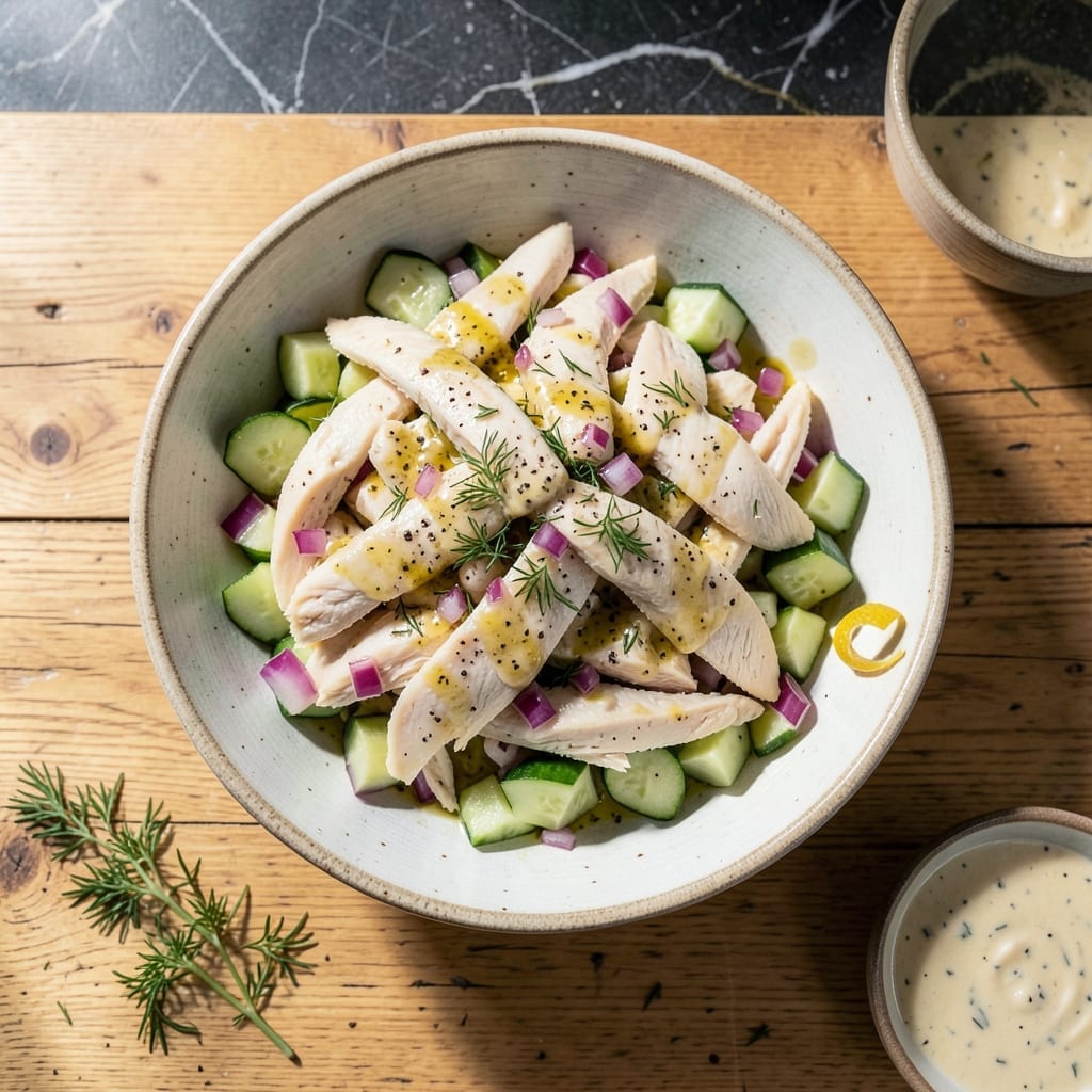Chicken Salad Recipe With Olive Oil: Mediterranean-Inspired Lightness