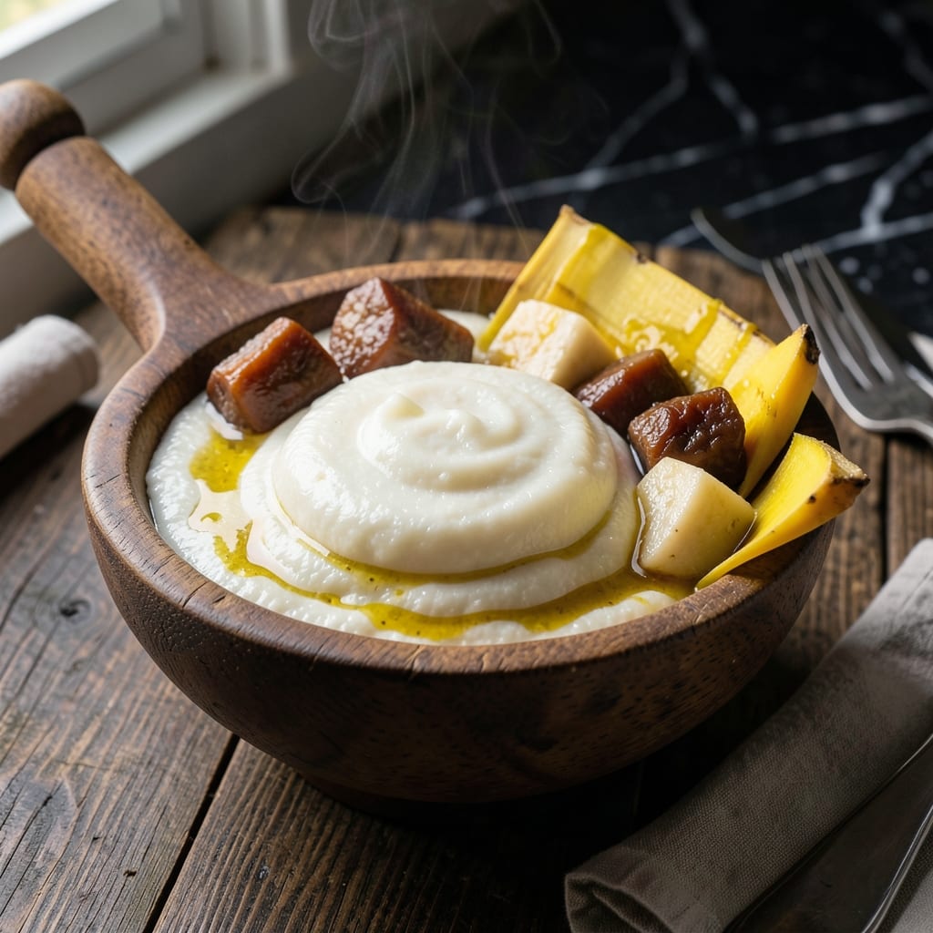 Fufu Recipe African Food: Pounded Yam and Cassava Dough for Authentic Meals