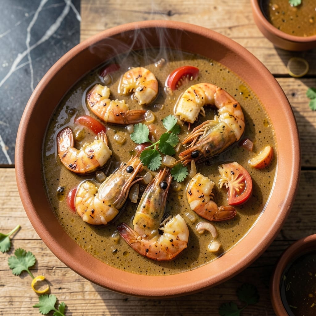 Golda Chingri Curry Recipe Cooking Method: Bengali Shrimp in Spiced Coconut Gravy