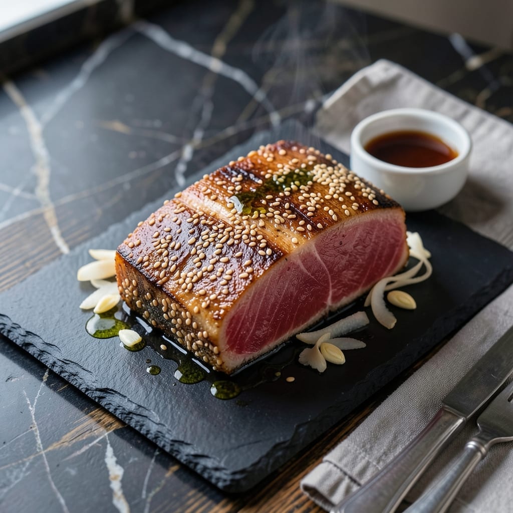 Recipe Ahi Tuna: Seared Perfection With Sesame Crust